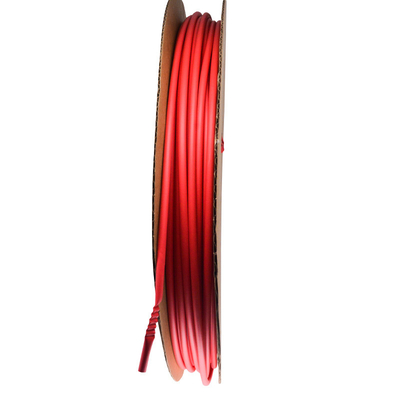 Yellow Non Slip PE Heat Shrink Insulation Tube 10.4Mpa Tensile Strength From Factory