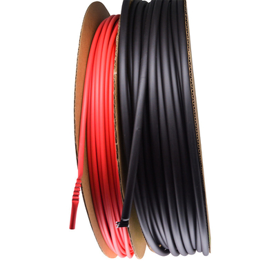 Yellow Non Slip PE Heat Shrink Insulation Tube 10.4Mpa Tensile Strength From Factory
