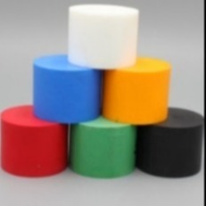 Graphite PTFE Teflon Solid Round Bar White Colorful