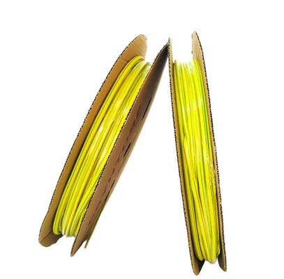 سعر جيد الحرارة المرنة الحرارة القابلة للتقلص الأنبوب الحماية الأصفر الأخضر اللون المثالي للاستخدام الكهربائي الانترنت