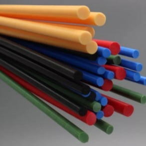 3 مم 5 مم PTFE جوفاء بار مصبوب تفلون الجرافيت رود مقذوف